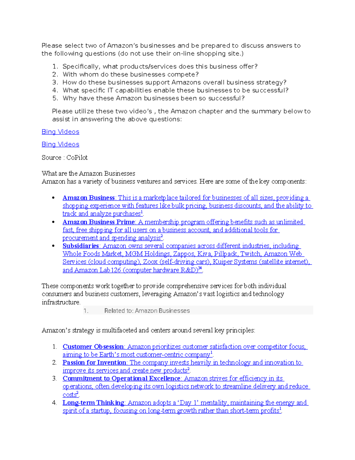 Amazon Business Strategy Analysis - Key Components and Success Factors ...
