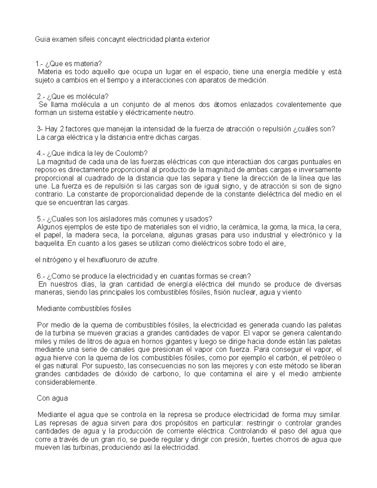 Electricidad 2 - Preguntas Examen Telmex: Guia y Problemas - Document Preview