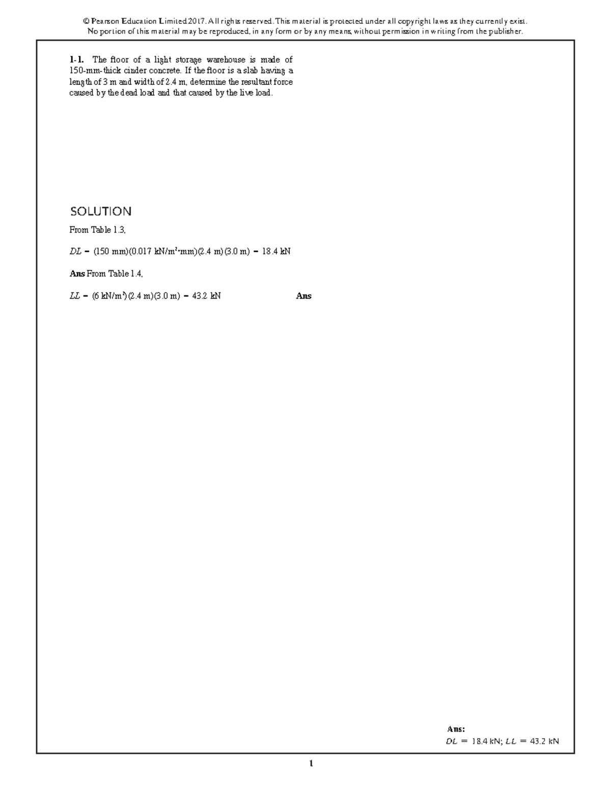 Chapter 1 - Solutions for Load Calculations in Structural Engineering ...