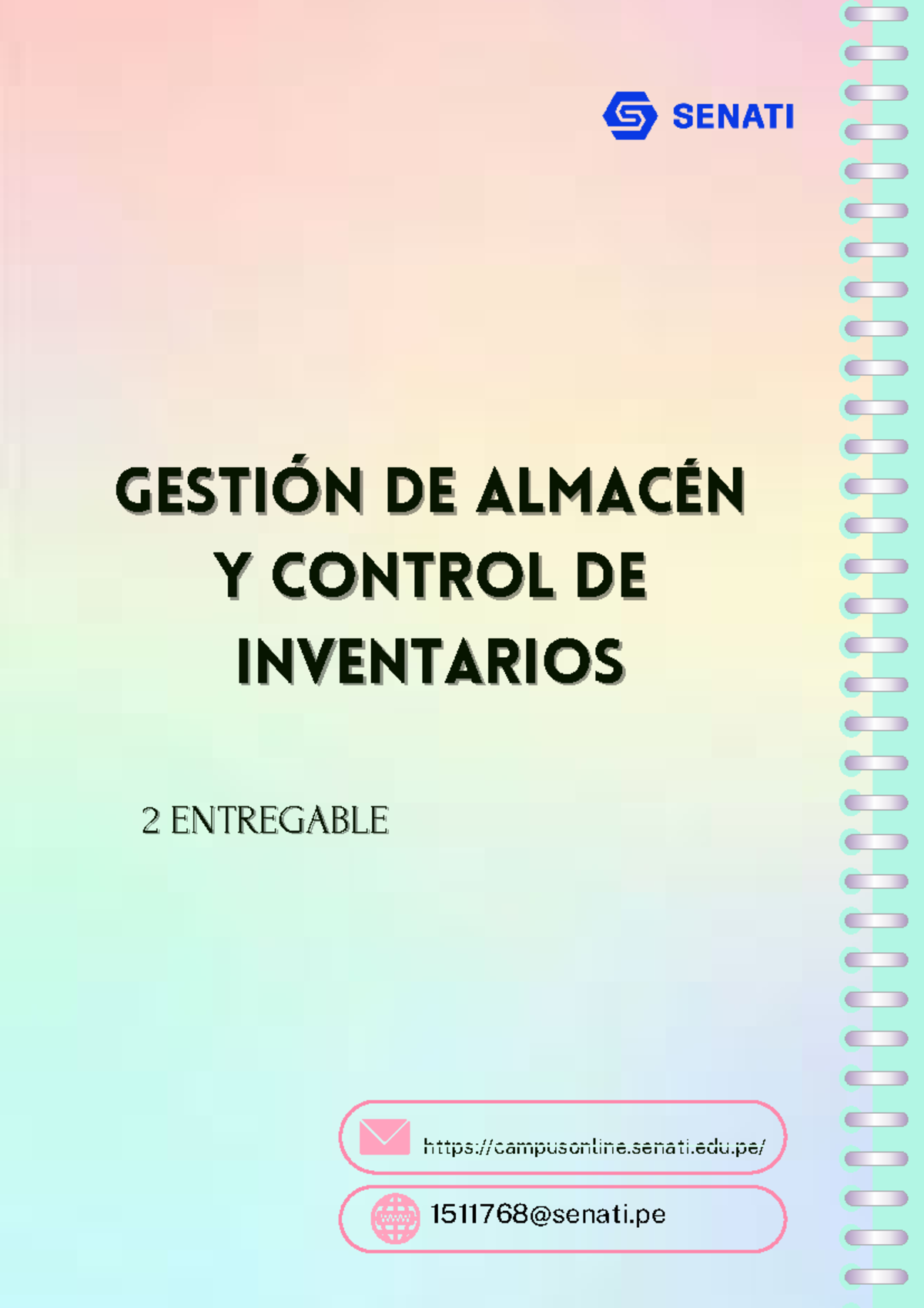 Entregable 2: Gestión de Almacén y Control de Inventarios - Curso GACI ...