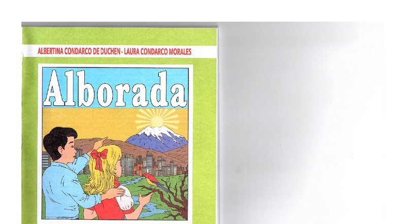 Libro Alborada - Conversión de Texto a PDF para Primer Curso - Document Preview