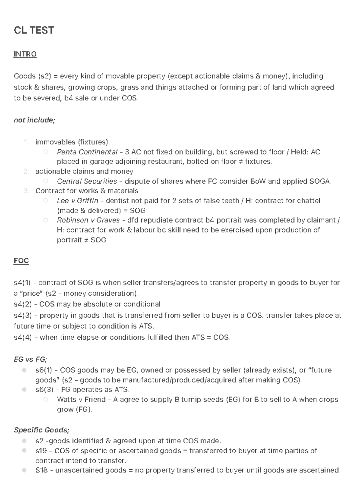 Midterm Notes (CL101) - Key Concepts in Commercial Law - Studocu