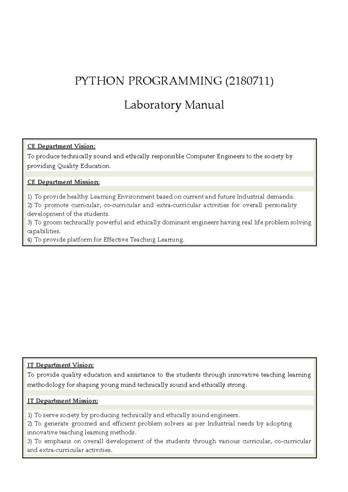 Python Practical File - Environmental Setup and Basic Programs - Studocu