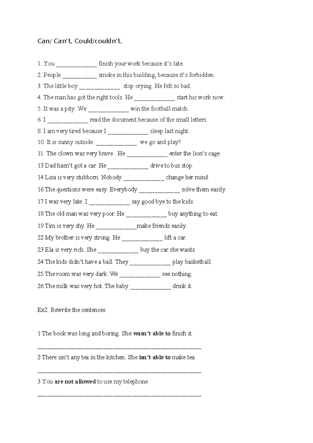 Flash 6 Modals - Modal Verbs Practice and Sentence Rewrites - Studocu