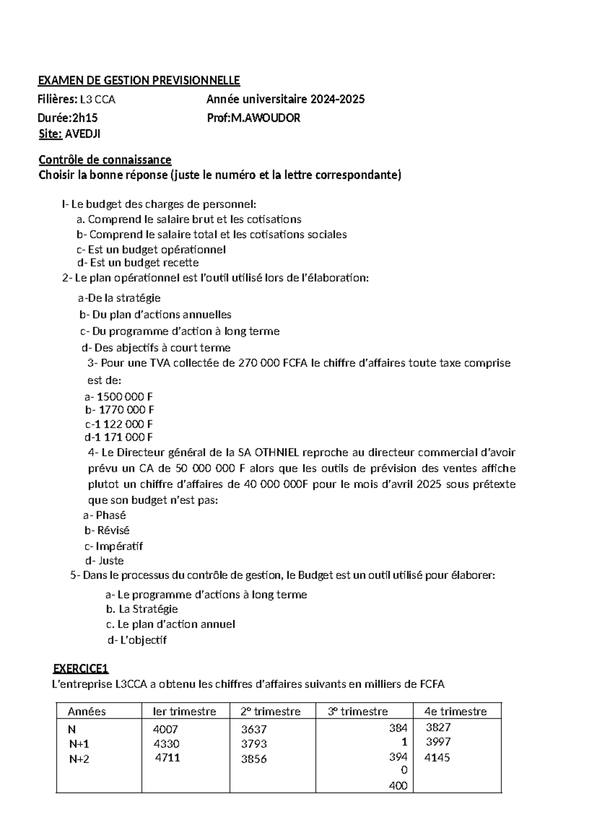 Cam Scanner 24-02-2025 11 - EXAMEN DE GESTION PREVISIONNELLE Filières ...