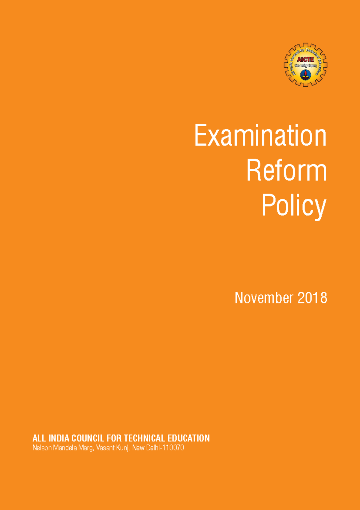 Examination documents - Examination Reform Policy November 2018 ALL ...