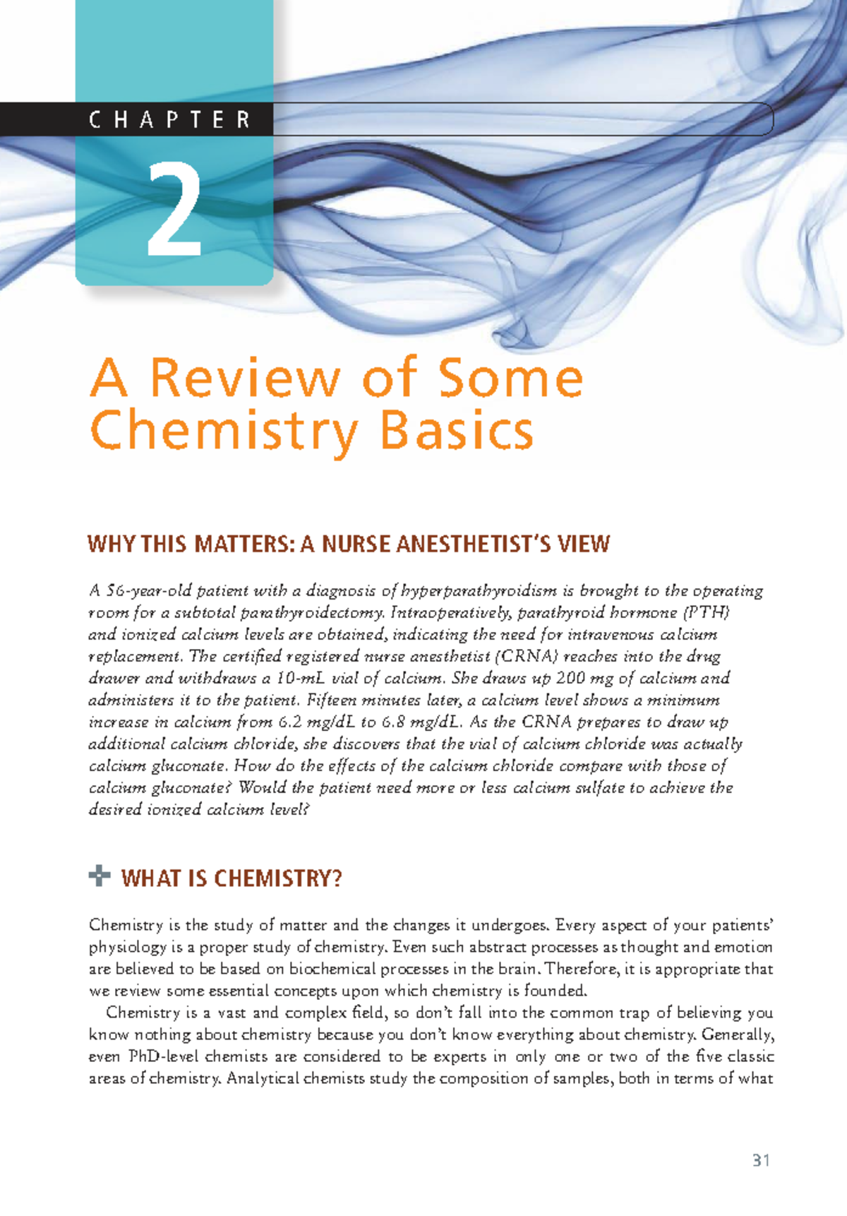 Chapter 2: Chemistry Basics and Nomenclature Overview for CHEM 101 ...
