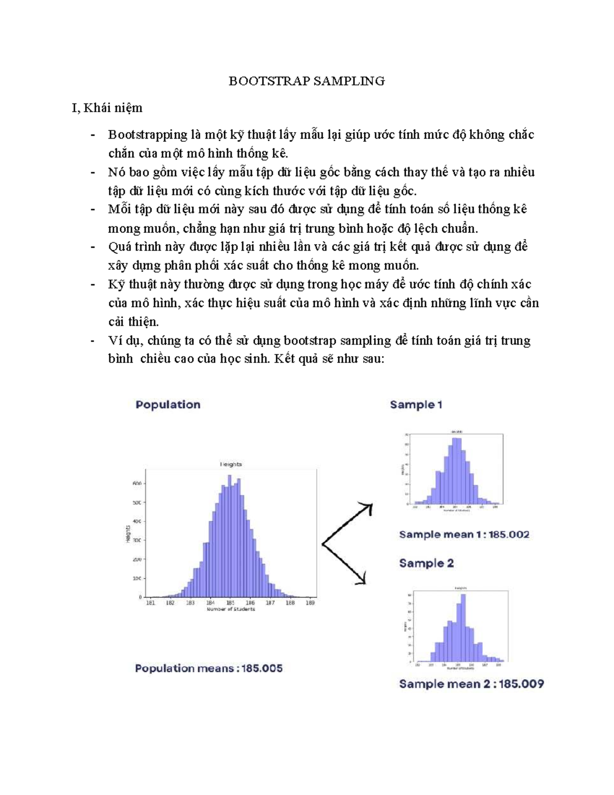 Bootstrap Sampling I: Kỹ Thuật Lấy Mẫu Lại Trong Thống Kê - 111 - Studocu