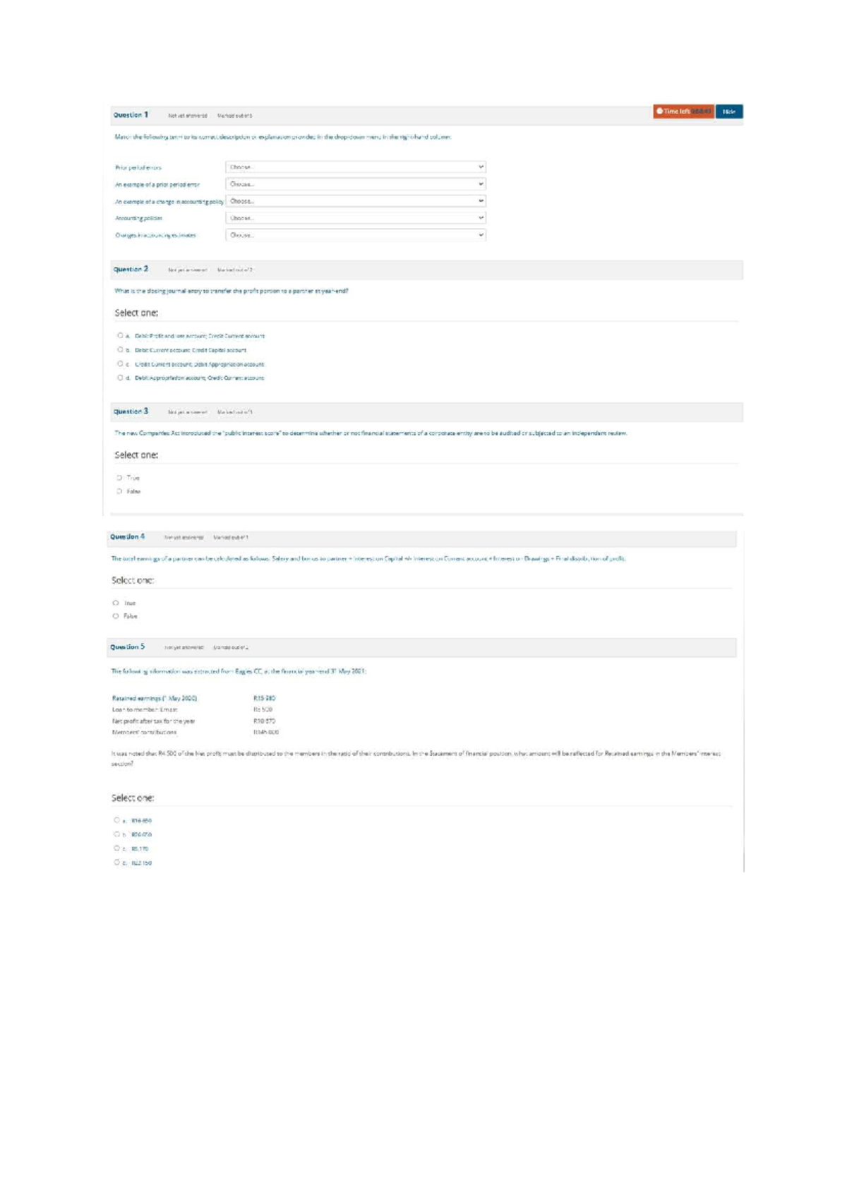 ICB Online Assignment: Accounting Concepts & Journal Entries - Studocu