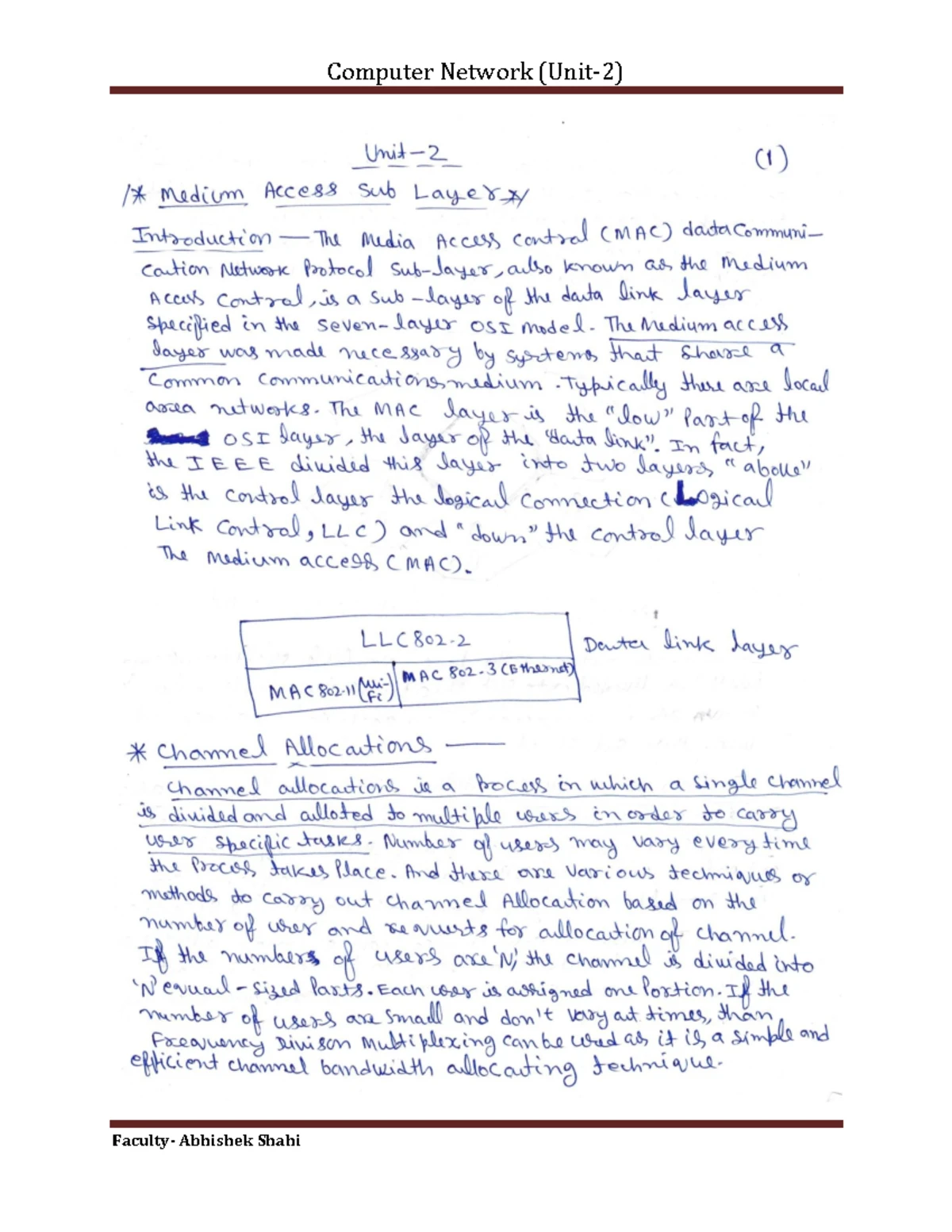 CN Comprehensive Notes on Computer Networks (Units 1-5) - Studocu
