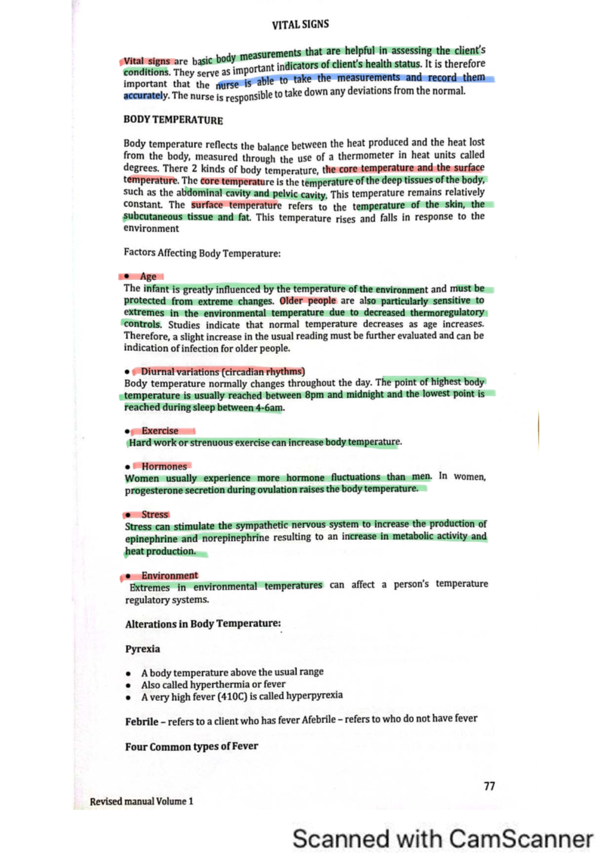 BROKENSHIRE COLLEGE VITAL SIGNS Assessment and Procedure Guide - Studocu