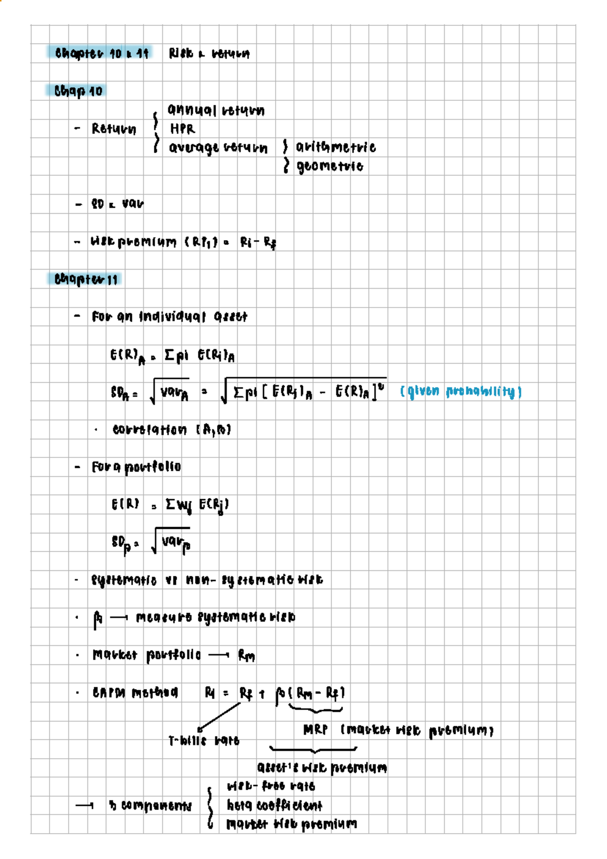 Final Exam Revision Guide - Studocu