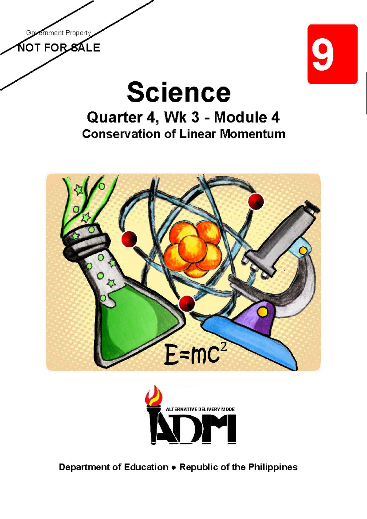 Science 9 Q4 M4 W3: Conservation of Linear Momentum Module - Studocu