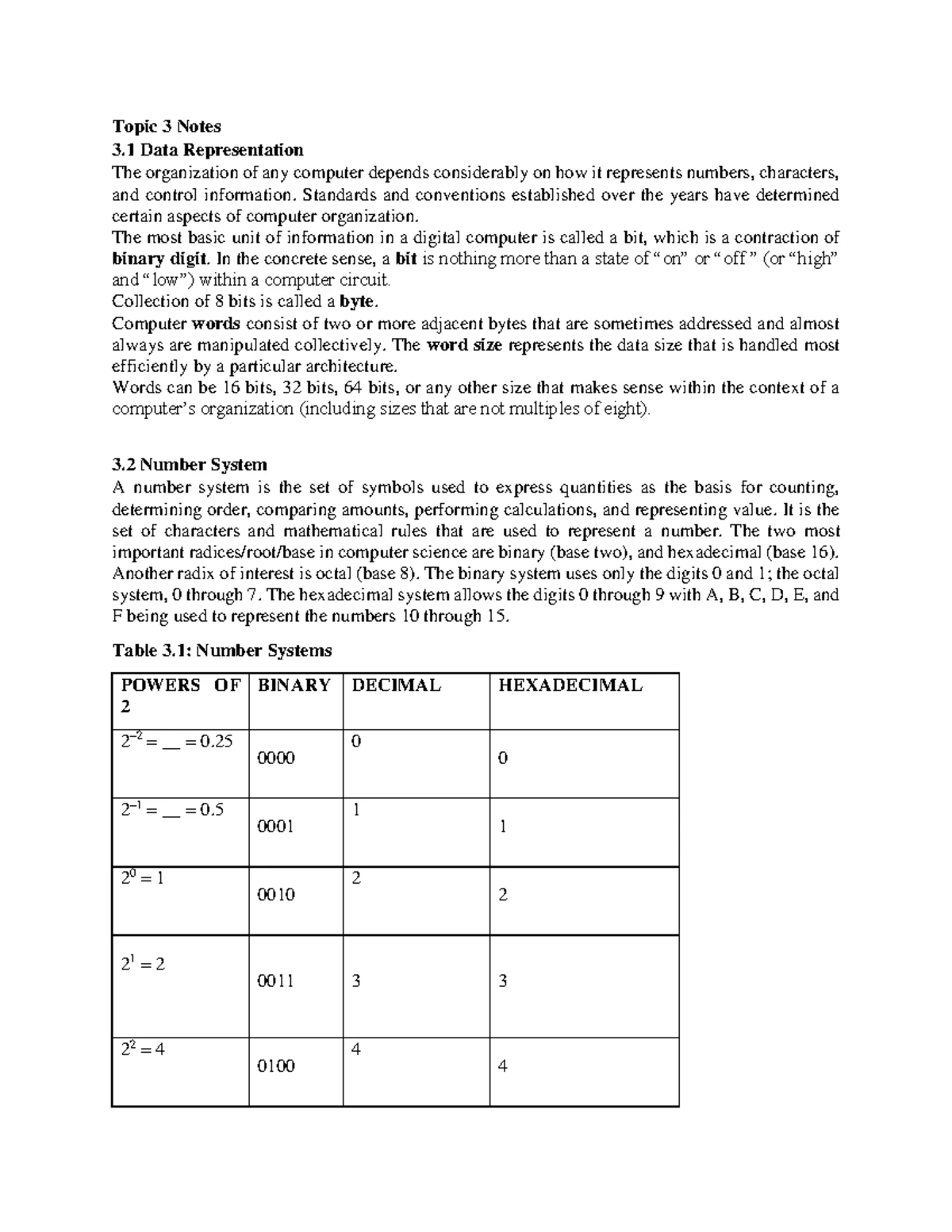 Computer Organization and Architecture (COA) Topic 5: Digital Logic ...