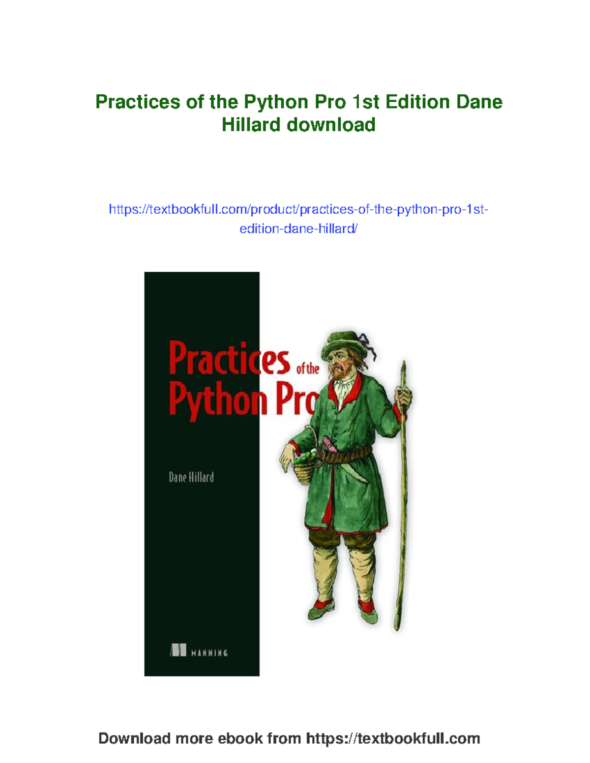 Practices of the Python Pro (1st Ed) by Dane Hillard - Overview ...