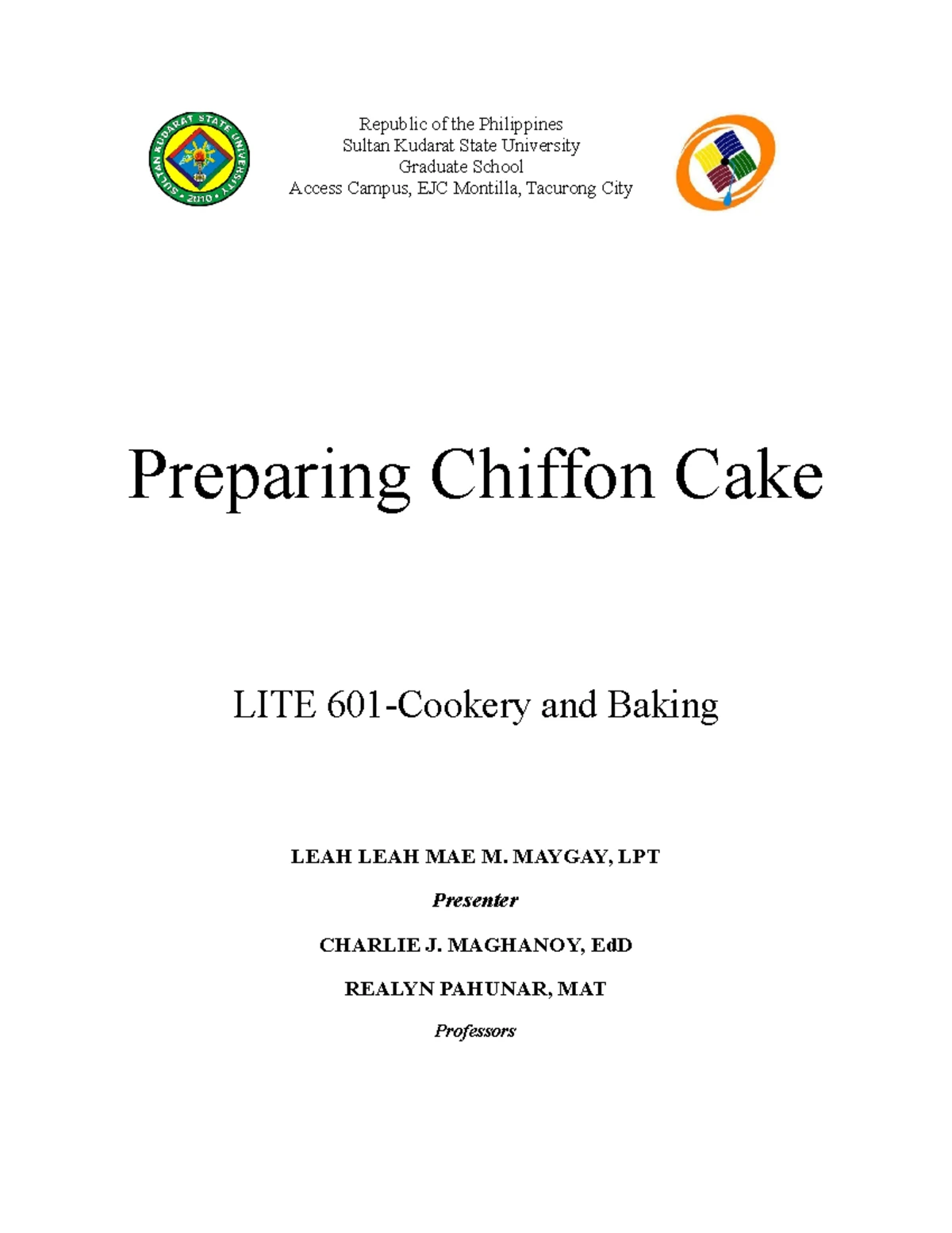 Learning Episode 1: Expectations and Preparation for Practicum (NCBTS ...