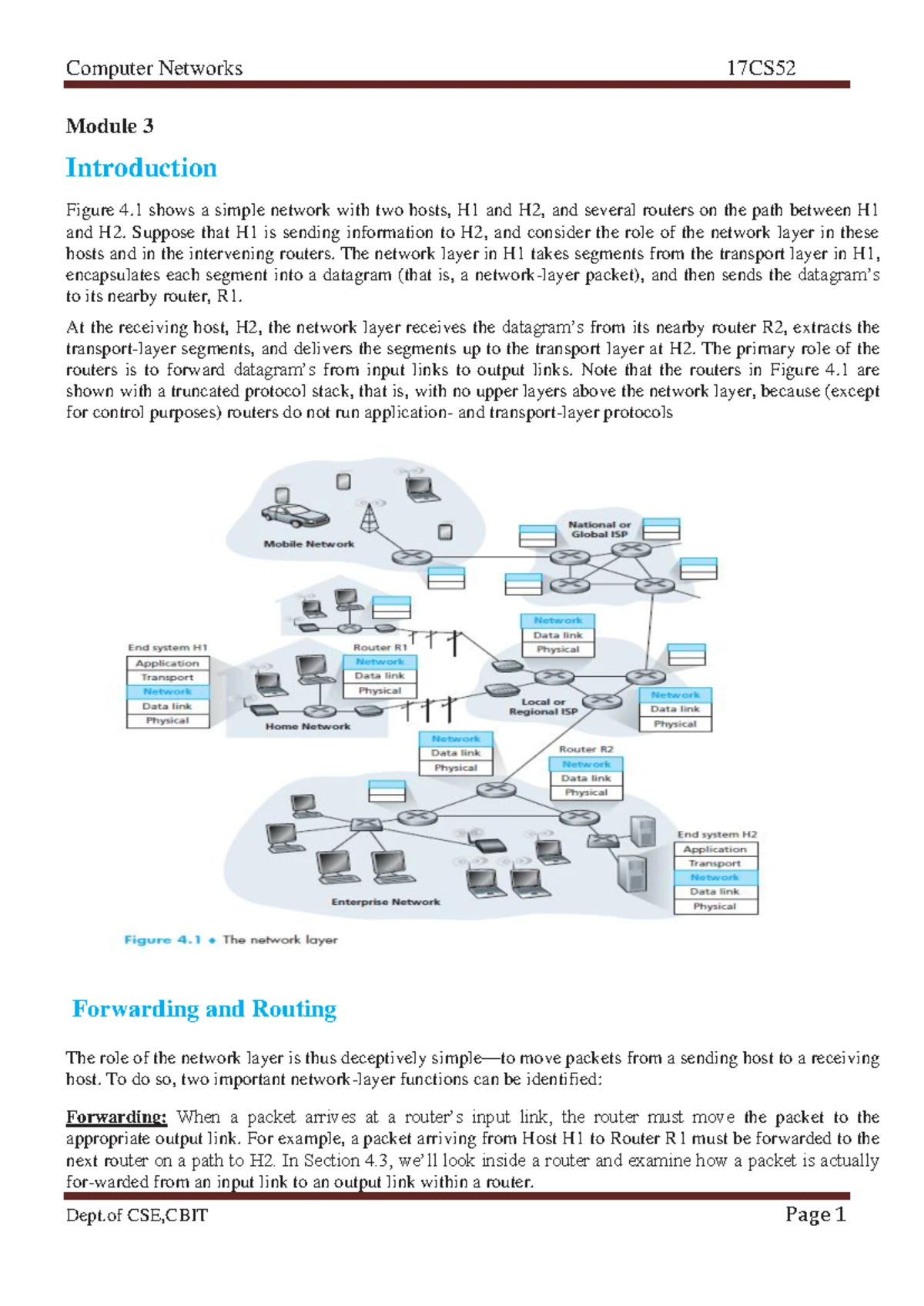NA module 1 - MODULE 1 CHAPTER 1 BASIC CONCEPTS 1 Introduction : An ...