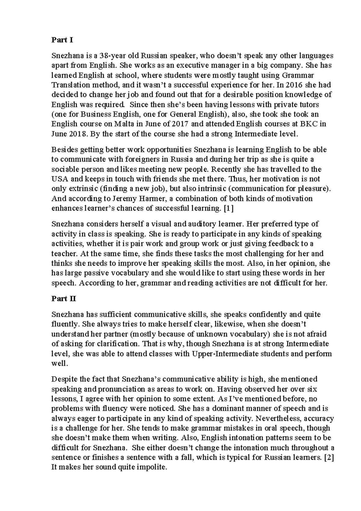 Celta Online Unit 1 Task 5 - Engaging Students in Lesson Beginnings ...