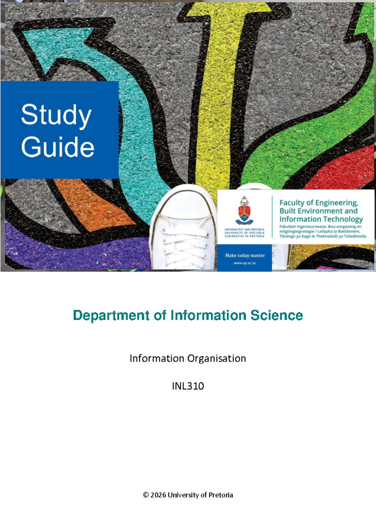 INL310 Information Organisation Study Guide 2026 - University of ...