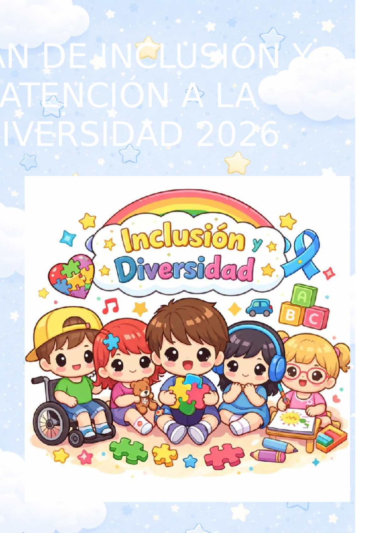 Plan de Inclusión y Atención a la Diversidad 2026 para Educación Inicial - Document Preview