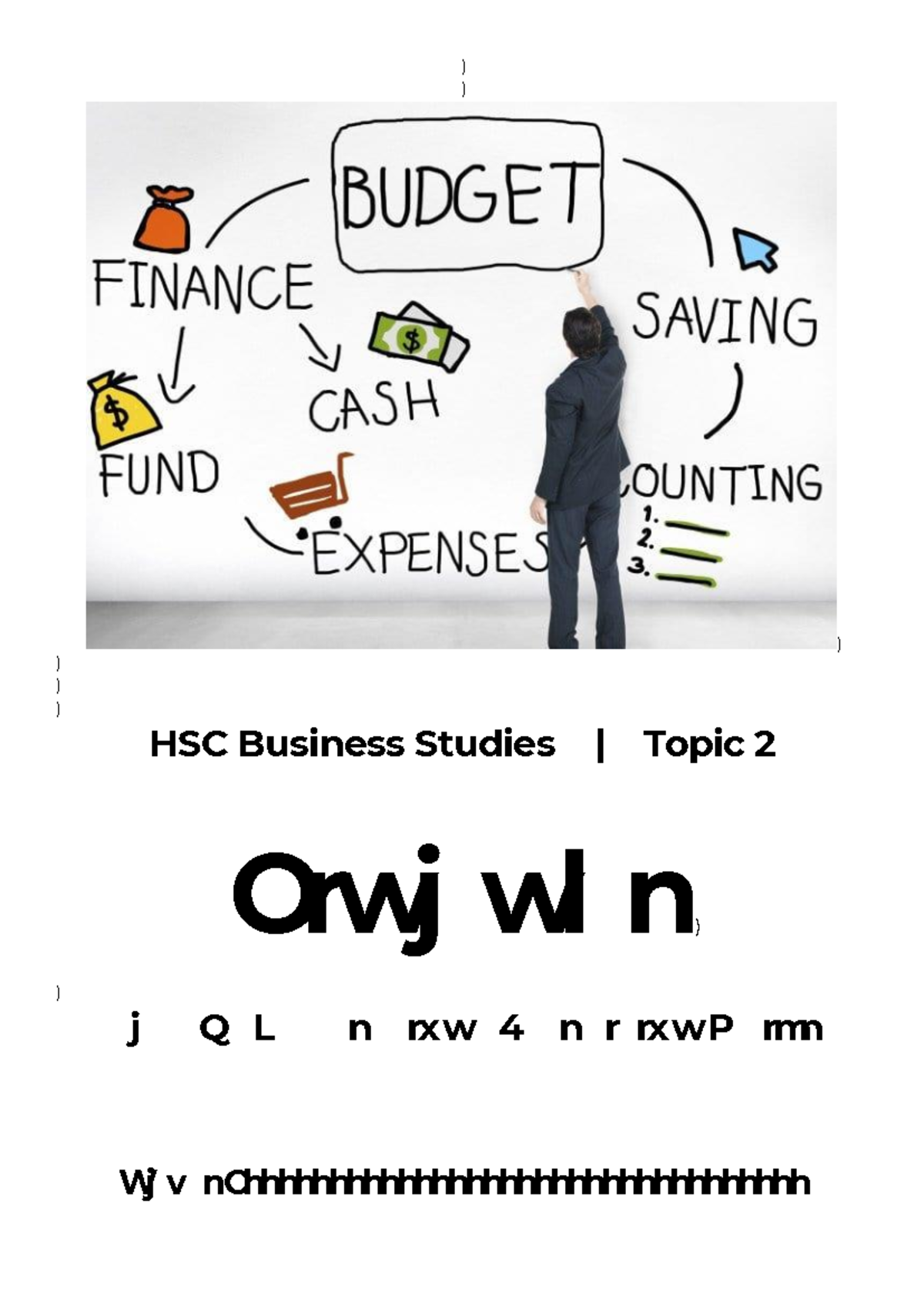 Finance buz rep - use this it helps - HSC Business Studies | Topic 2 ...