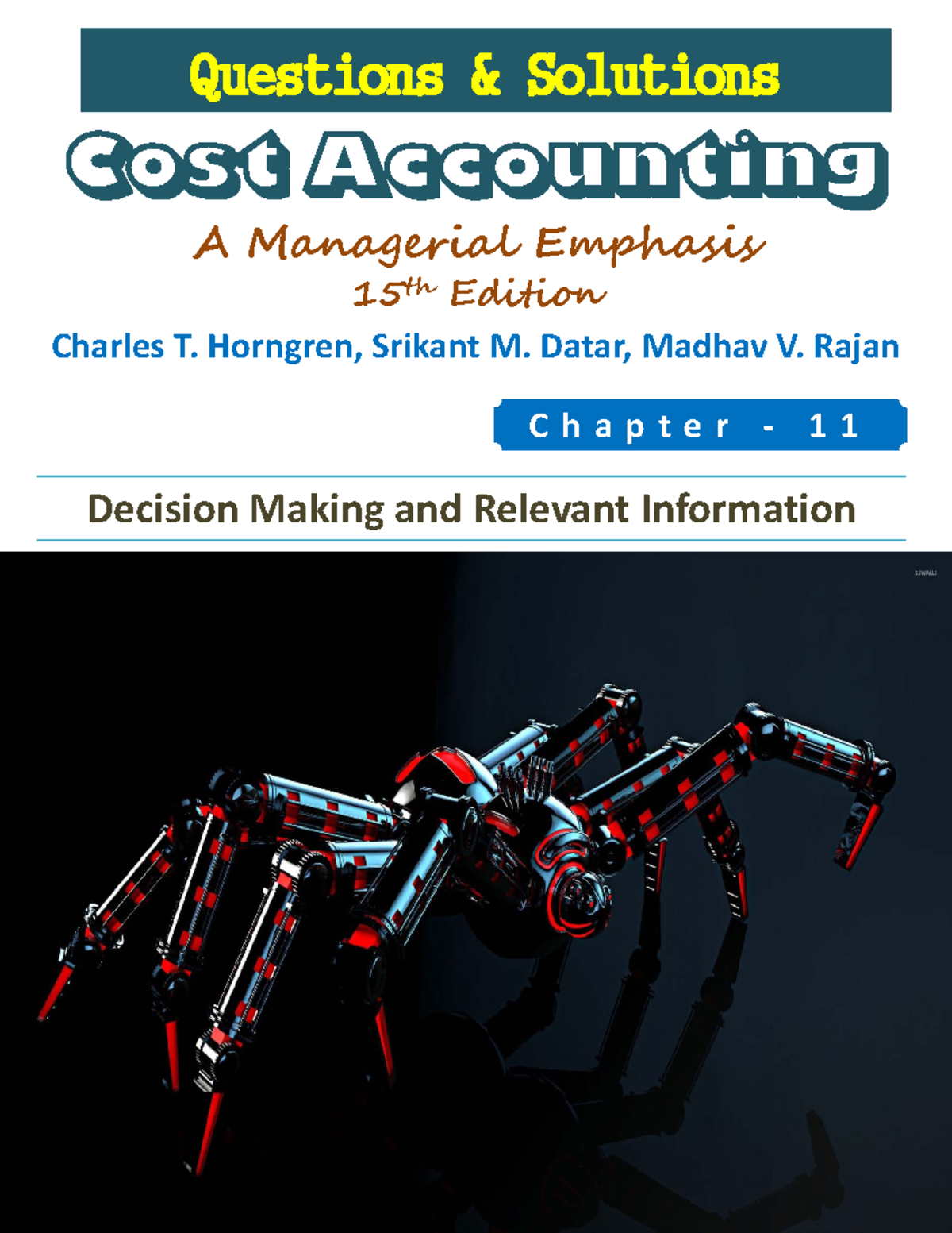 Ch11 - Solution Manual for Cost Accounting (Horngren 15th Ed) - Studocu