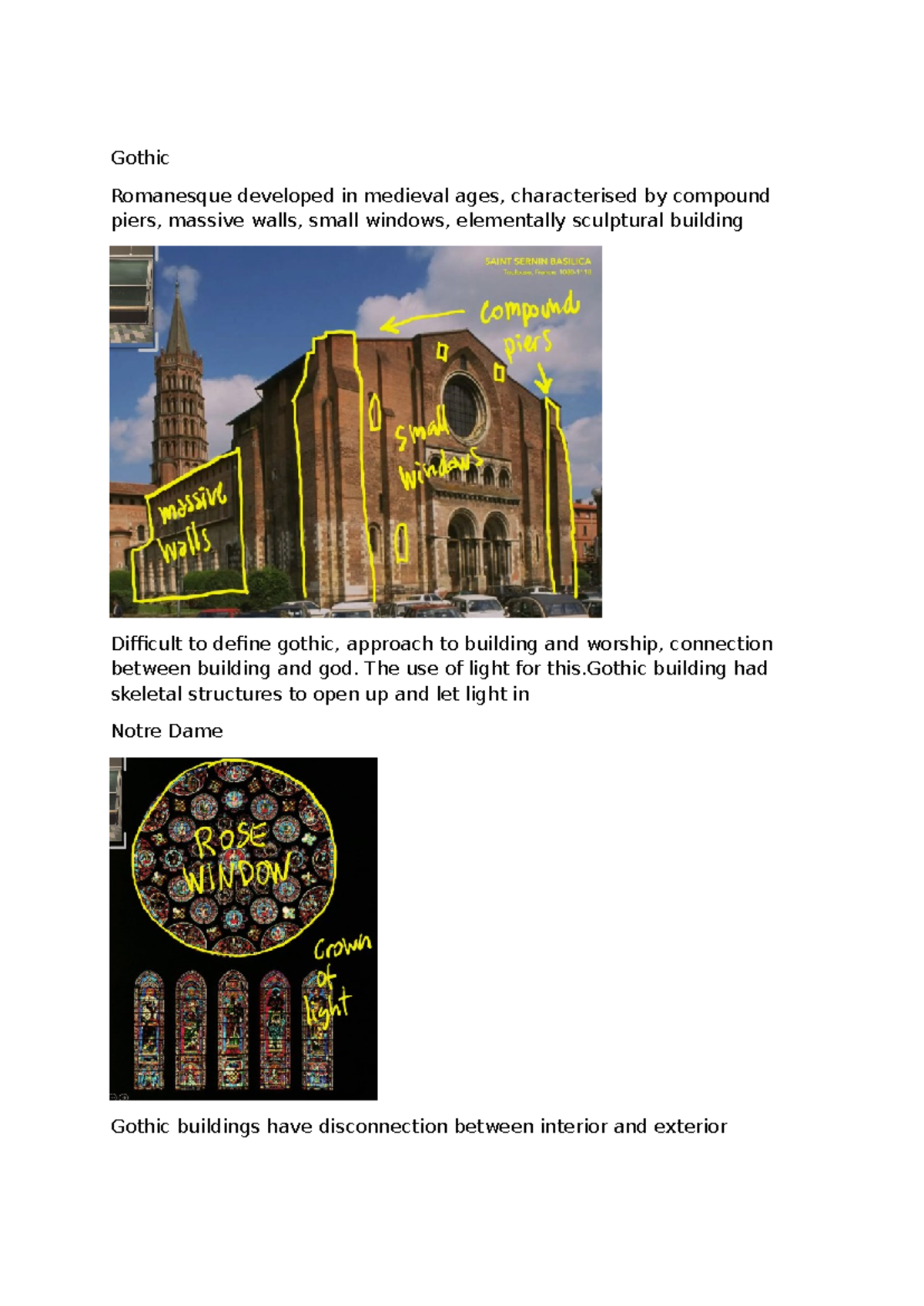 Lecture 5: The Evolution of Gothic and Renaissance Architecture ...