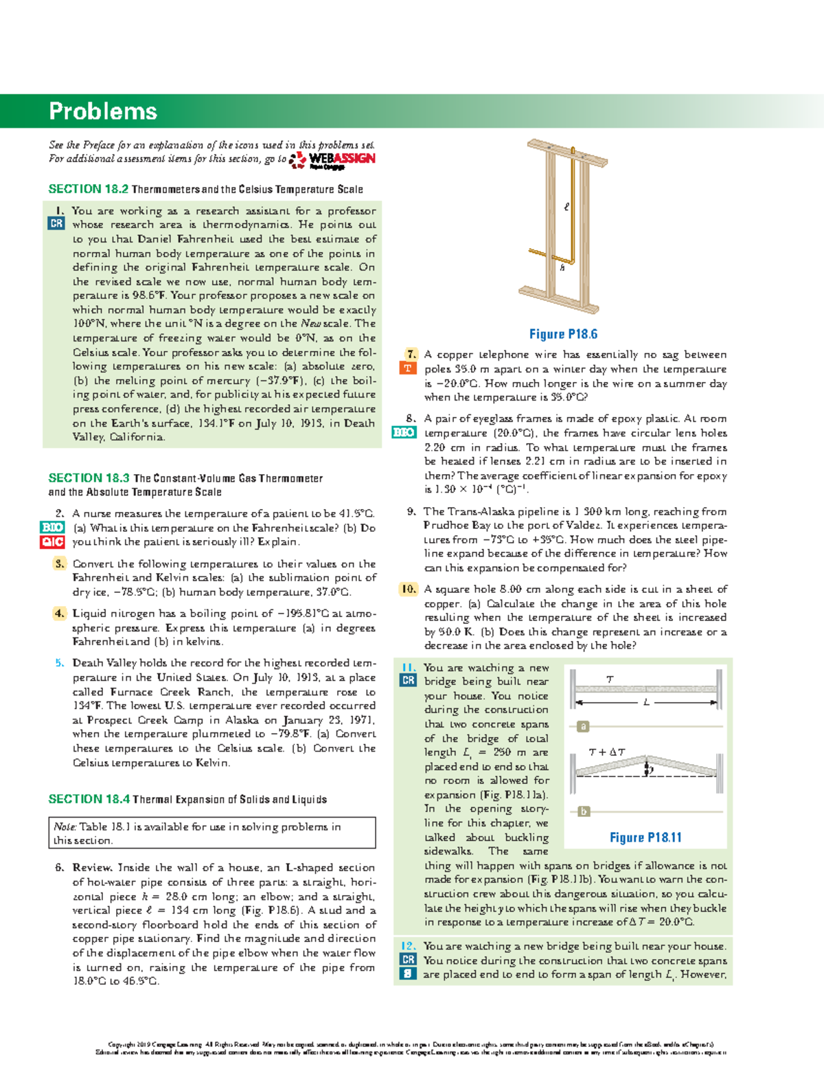 Chapter 4 Notes: Temperature and Thermodynamics Problems - Studocu