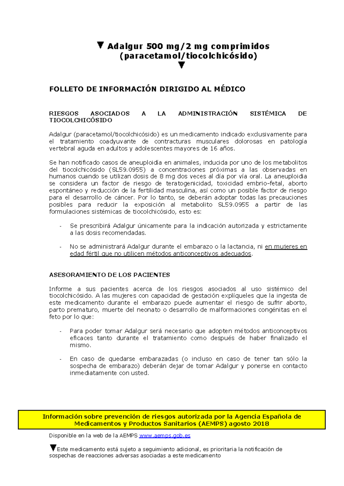 1 REV Aemps Adalgur-Guía para el médico final - Disponible en la web de ...