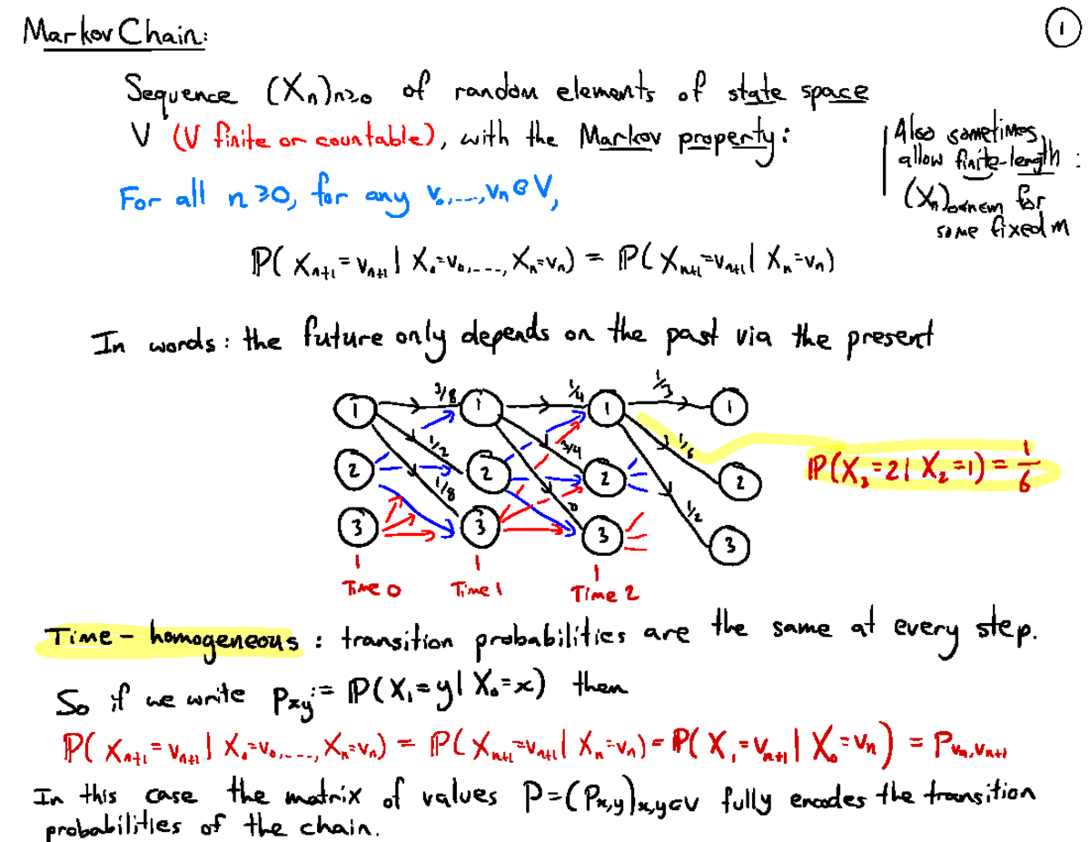 Intro to Markov Chains (Course Code: 3) - Key Concepts and Examples ...
