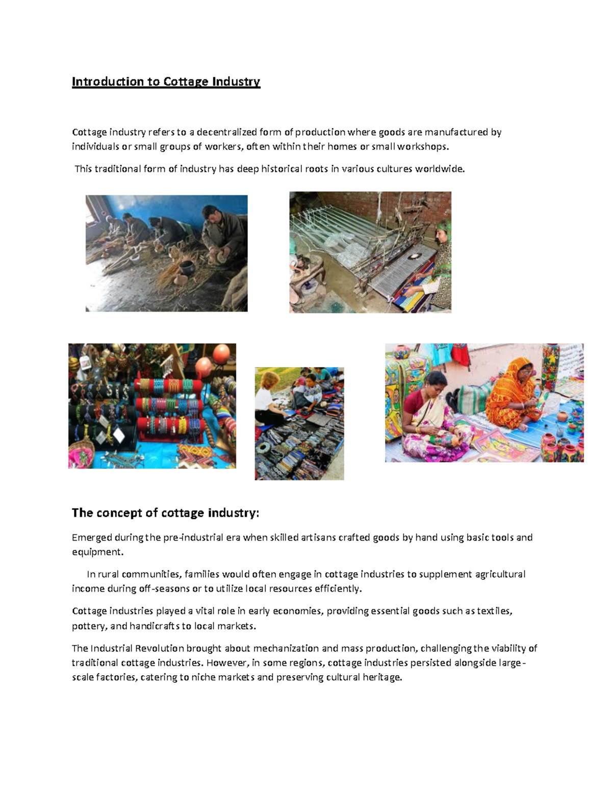 Cottage Industry Overview: Historical Significance & Modern Impact ...