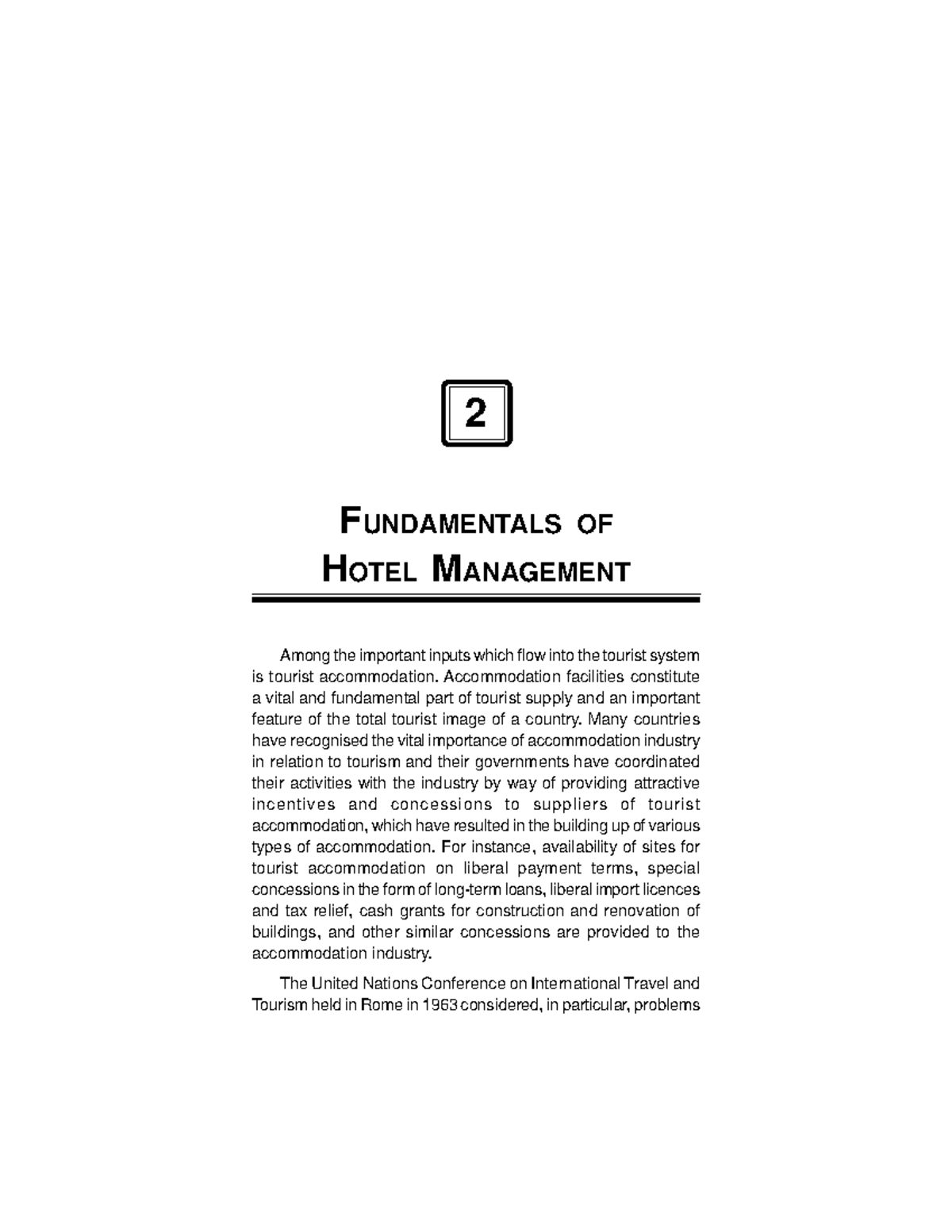 3. Chapter 2 - Fundamentals - Fundamentals of Hotel Management 77 2 ...