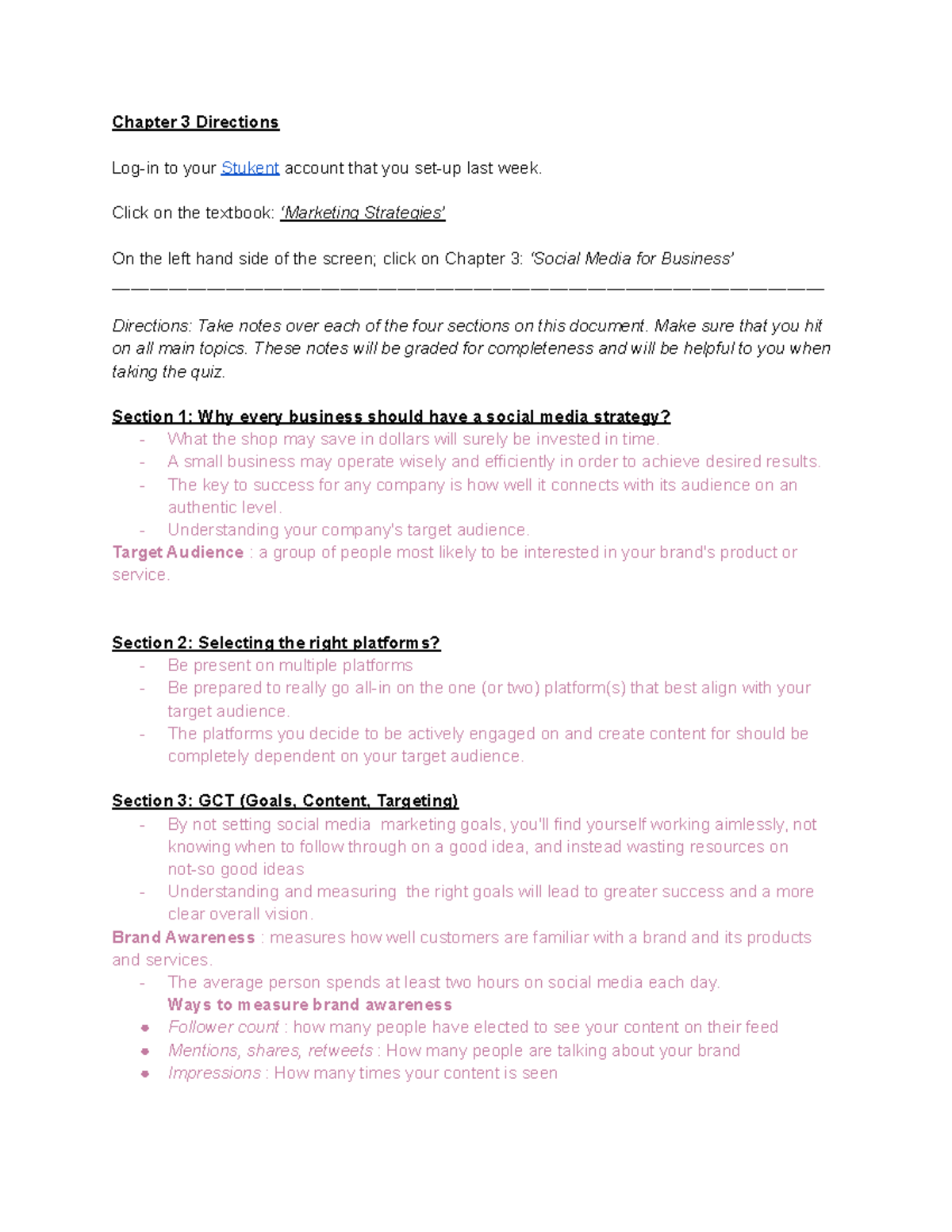 Ch. 3 Social Media Marketing on 2021-12-12 00 31 02 - Chapter 3 ...