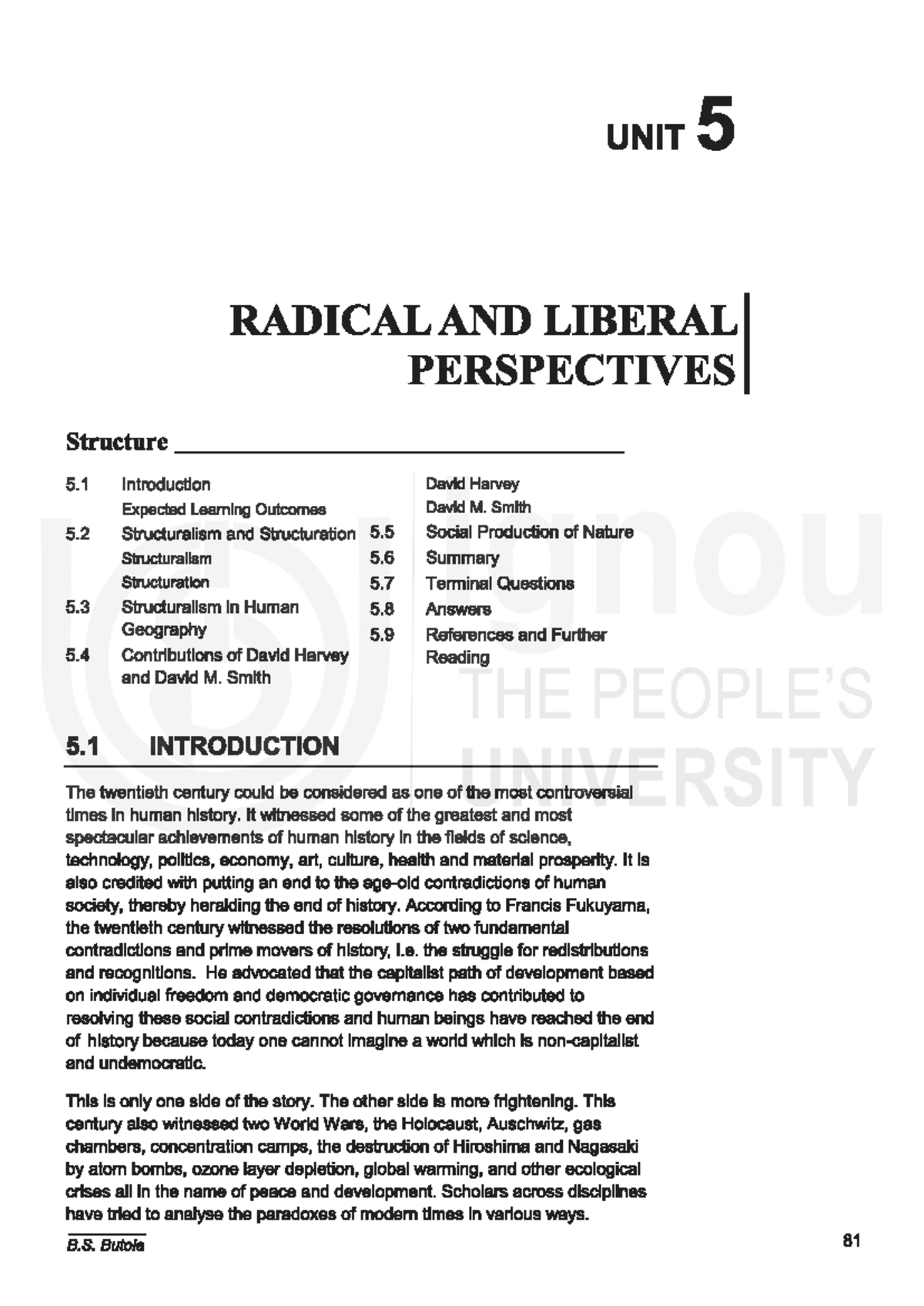 Unit 5: Radical and Liberal Perspectives in Political Geography - Studocu