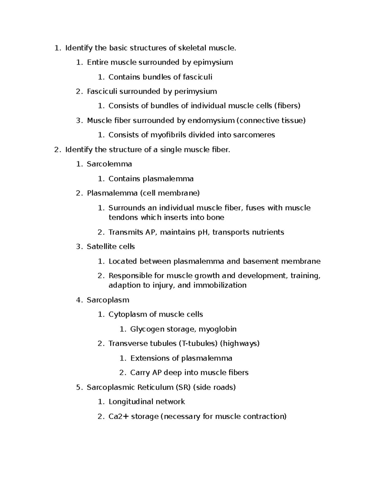 Skeletal Muscle Physiology: Contraction Mechanisms & Force Generation ...