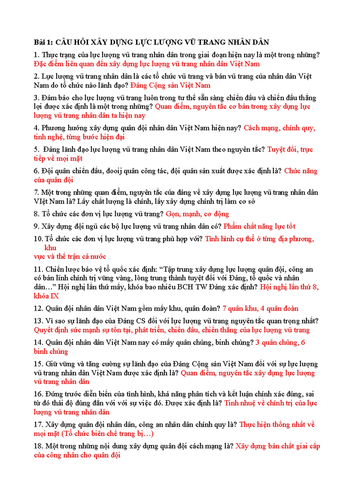 Quy định Thời gian và Chế độ Sinh hoạt Quân đội HP3.12.DQLQ.2425 - Studocu