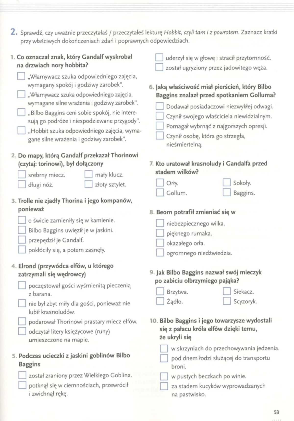 Sprawdzian Z Lektury Dziecko Noego www.studocu.com