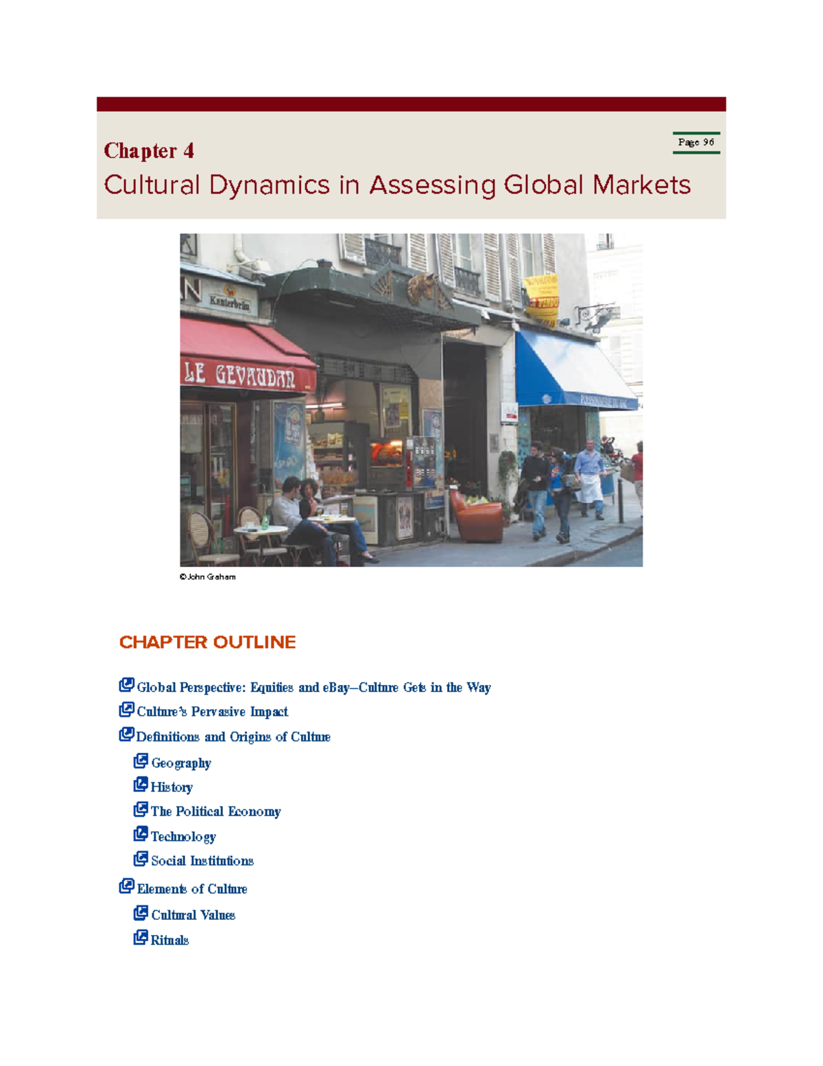 IM - Chapter 4: Cultural Dynamics in Global Markets Analysis - Studocu