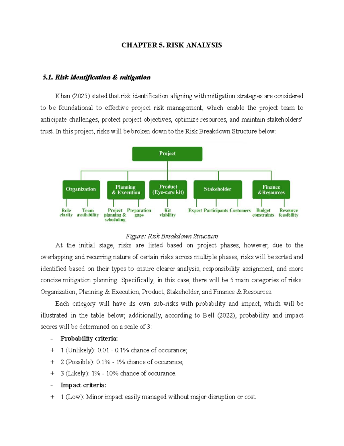 Group 8 Report: Risk Identification and Management Strategies - Studocu