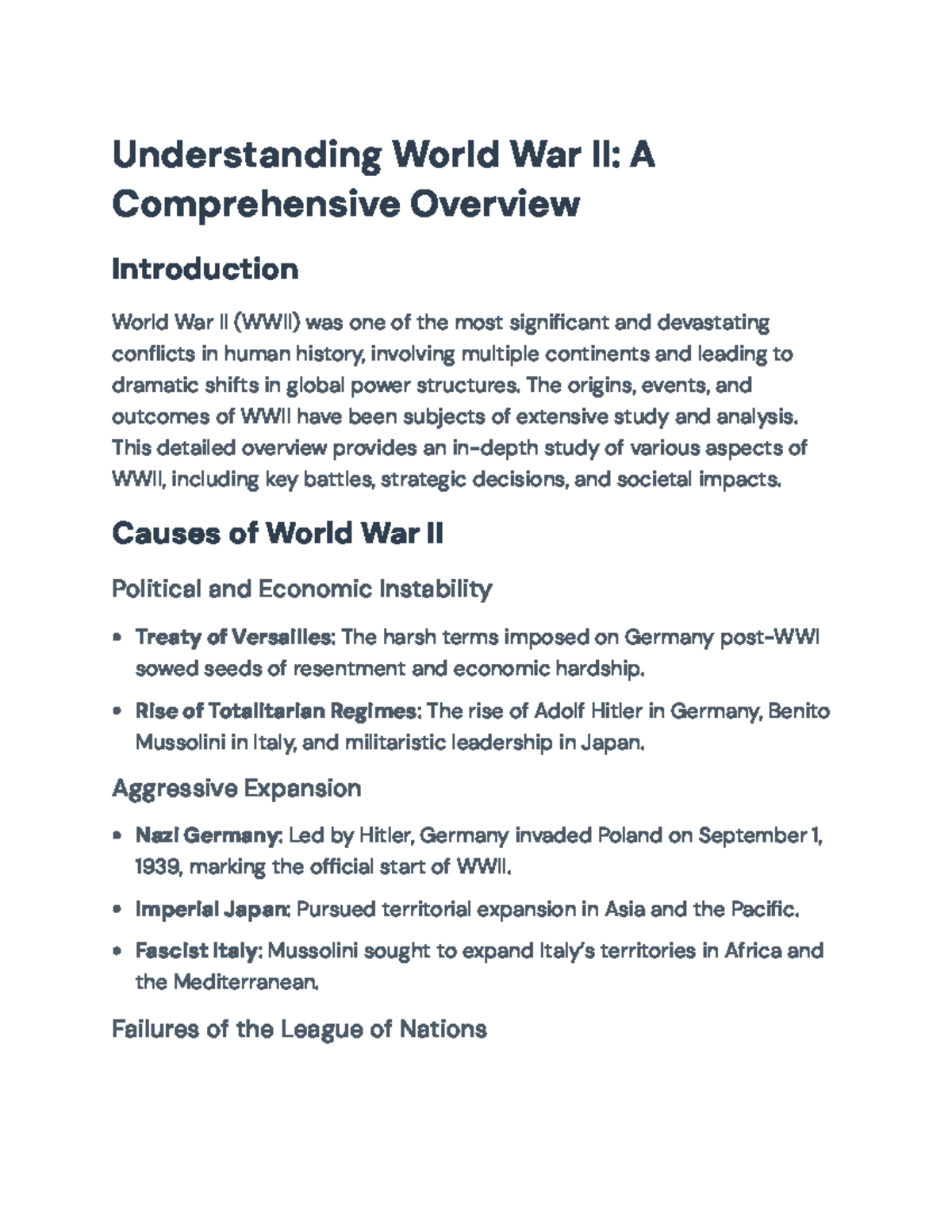 Understanding World War II: Key Battles, Figures, and Impacts ...