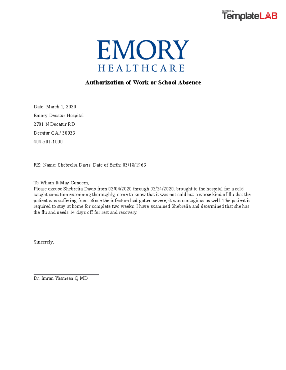 doctor-note-template-v07-authorization-of-work-or-school-absence-date-march-1-2020-emory-decatur-studocu