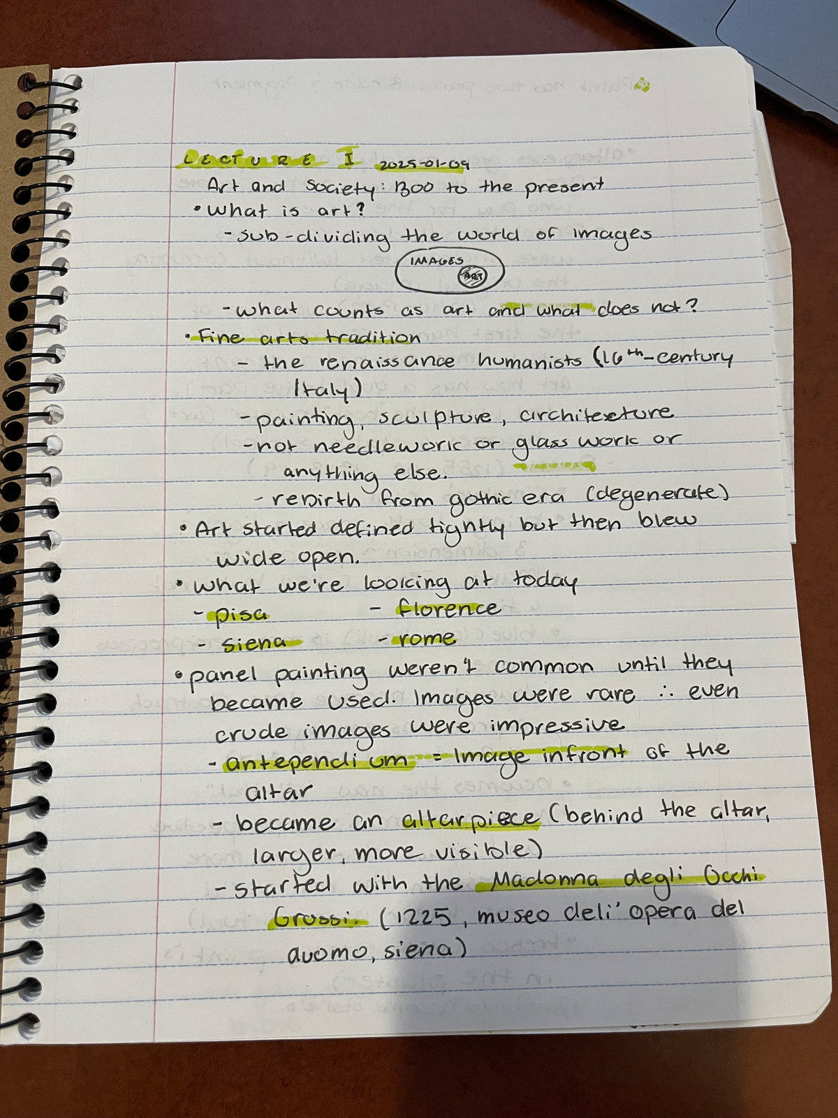 ARTH 1101B Lec 1 - Art and Society: Renaissance Highlights & Themes ...
