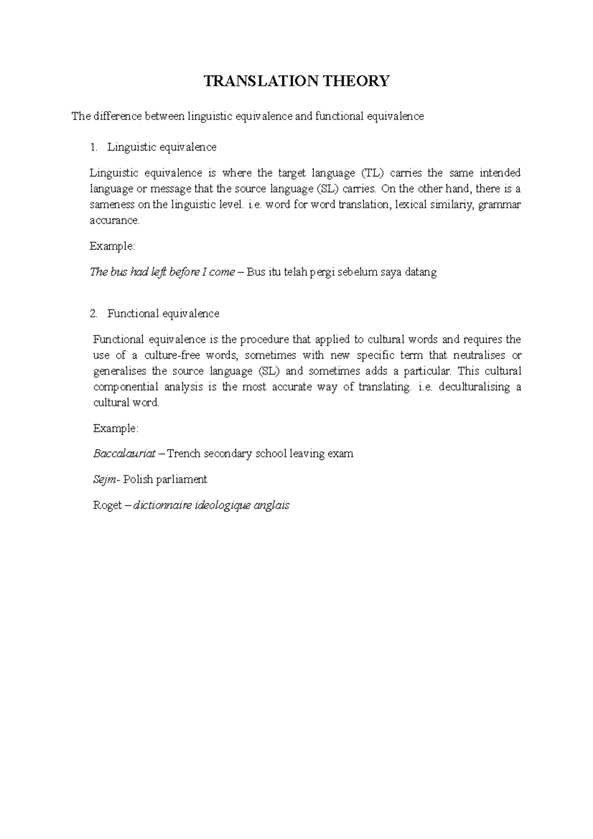 Translation Theory: Linguistic vs. Functional Equivalence Explained ...