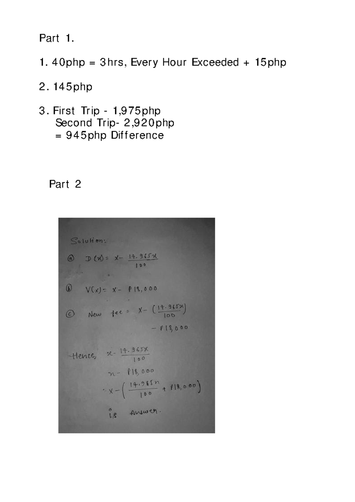 Gen Math - Week 1 - Gen Math Week 1 Activity - BSED Math - Part 1 ...