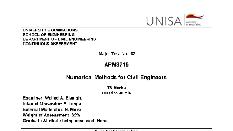 apm3715-s12-major-test-2-numerical-methods-for-civil-engineers-studocu