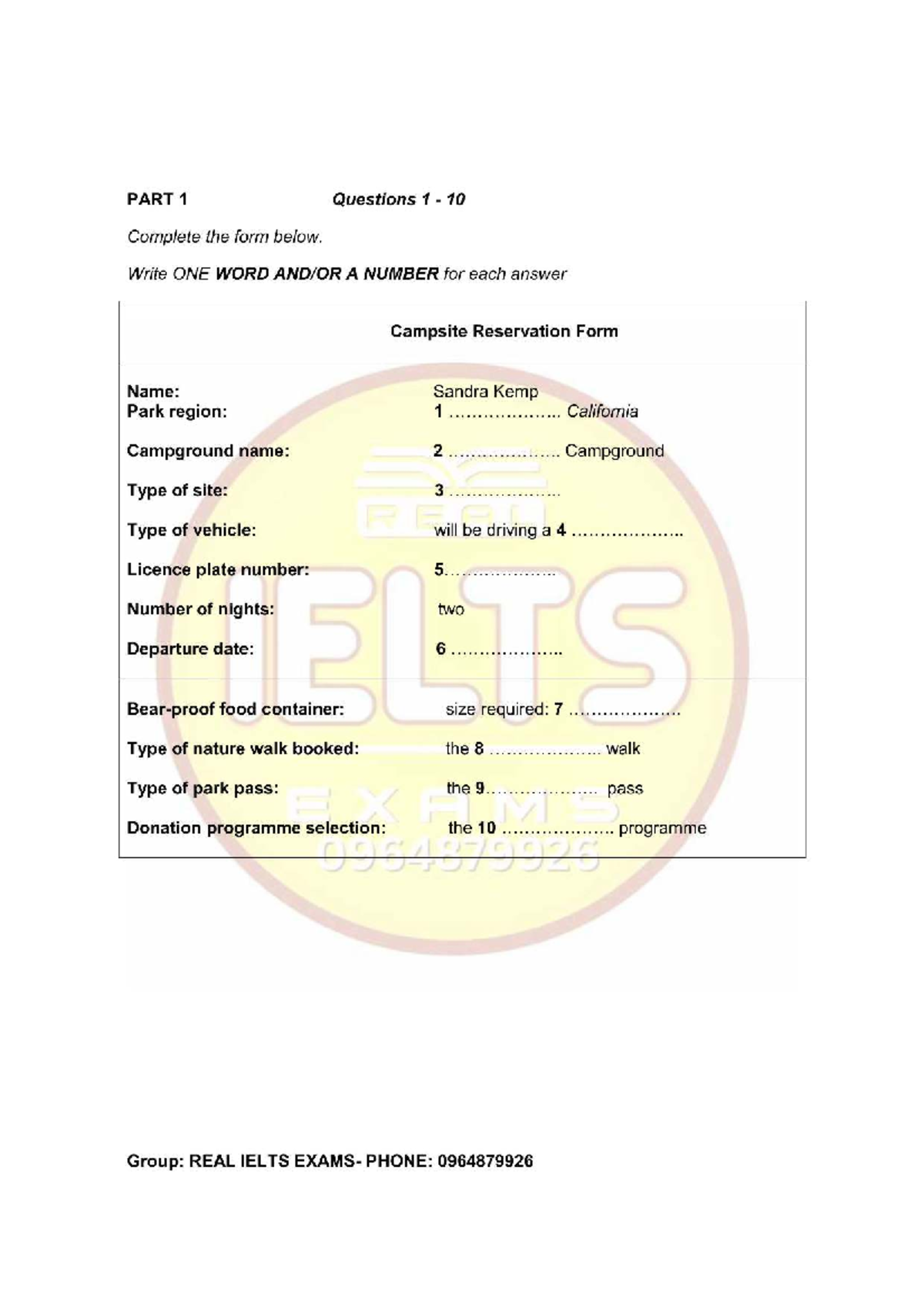 TEST 2 - Final Exam - IELTS Preparation Document - Studocu