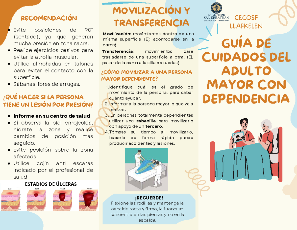 Guía de Cuidados para Adultos Mayores con Dependencia - CECOSF - Studocu