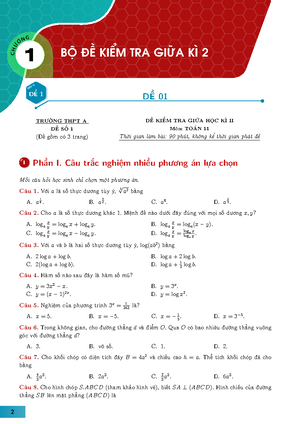 [Solved] cho ti 5 bi ton nng cao bao gm cc ni dung gii tch lp 11 - Toán ...