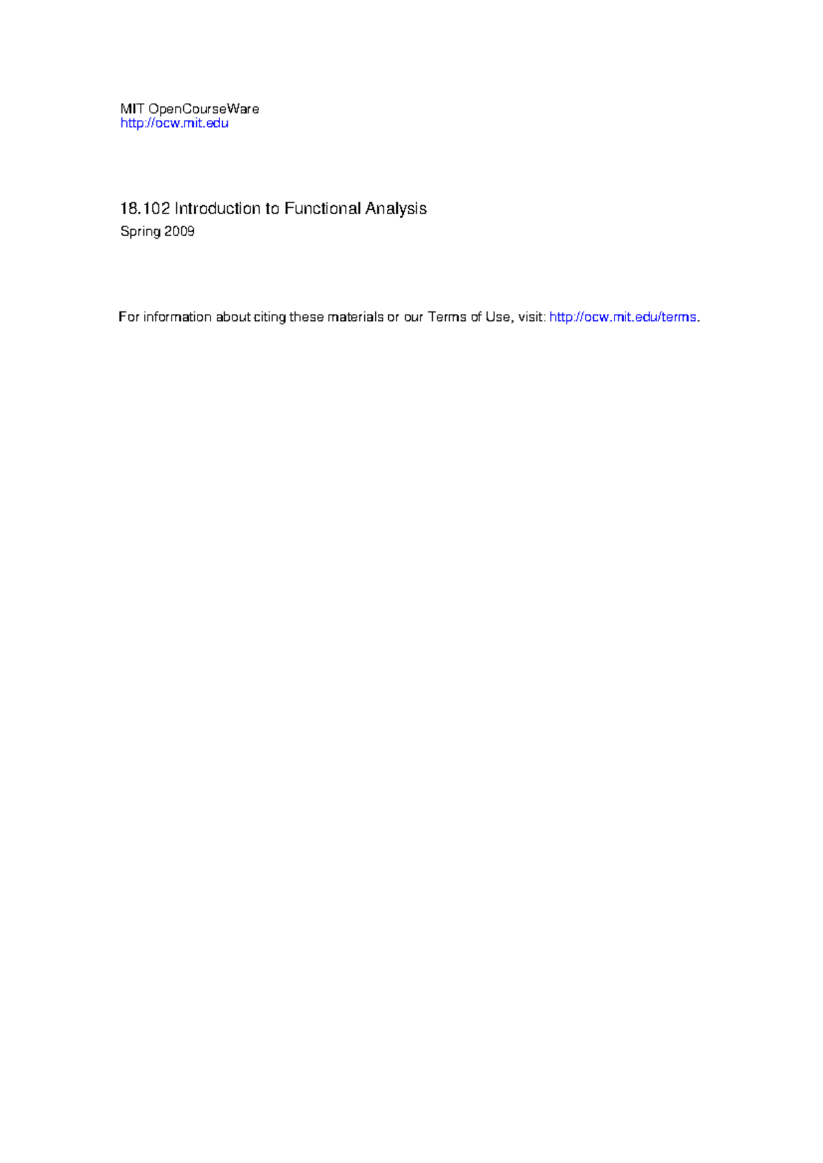 Linear maps between normed spaces (PDF) - MIT OpenCourseWare ocw.mit ...