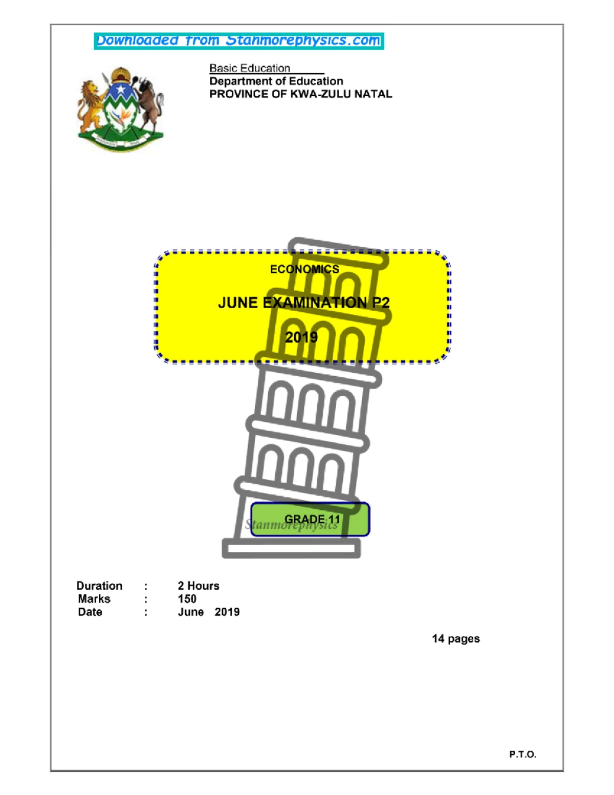 Grade 11 Business studies Term 2 Exam Question Paper 2 - June ...